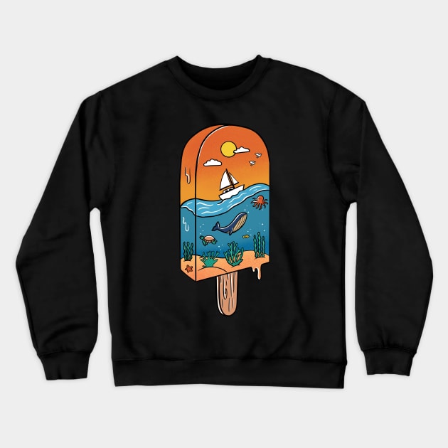 Nature Ice cream Crewneck Sweatshirt by Otrebor